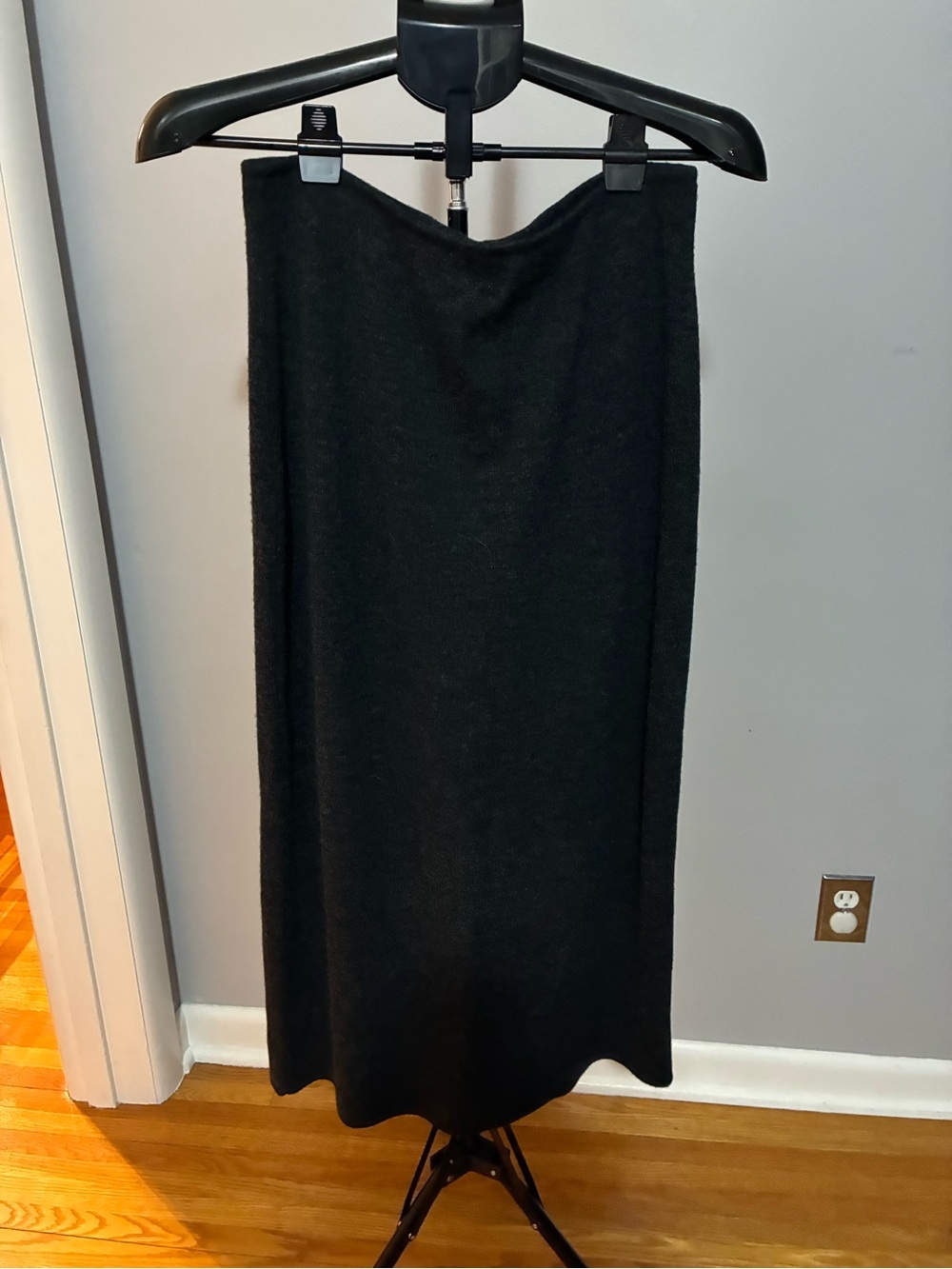 Reitmans Charcoal Grey Wool Skirt